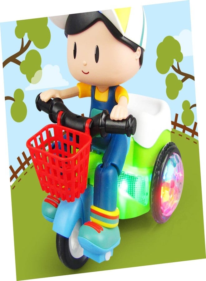 ياردوي دراجة ثلاثية العجلات متعددة الوظائف من ياردوي للأولاد والبنات، دراجة حركات بهلوانية إبداعية مزودة بأضواء LED للأولاد، لون عشوائي - Image 2